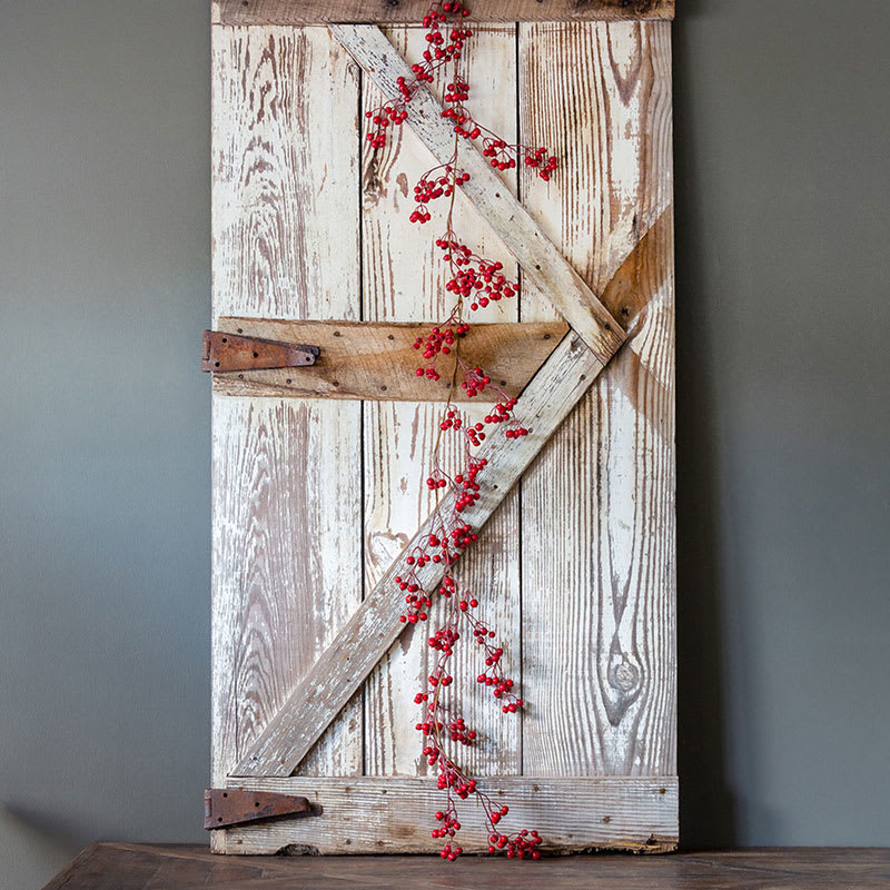 Faux Red Berry Holiday Garland