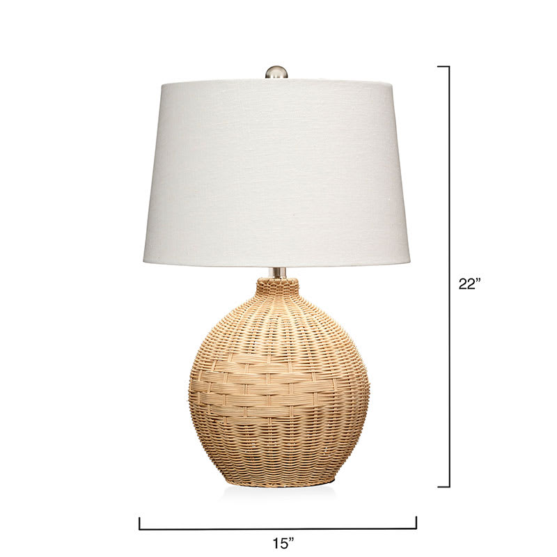 Angelo rattan table lamp outlet