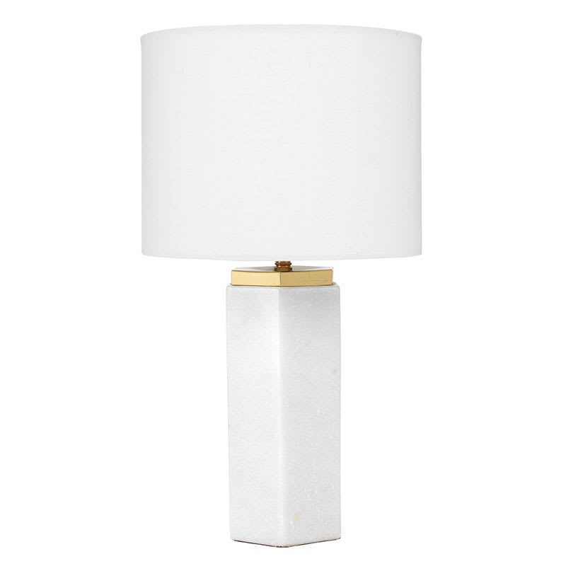 Marble column table lamp on sale