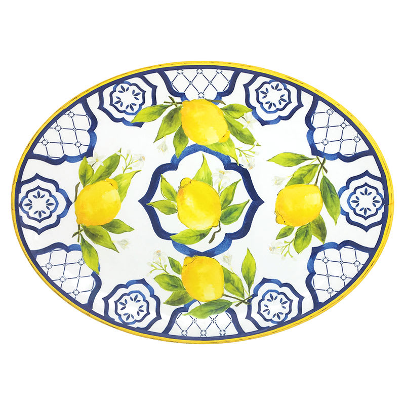 Le Cadeaux Palermo Oval Melamine Serving Platter The Company Store