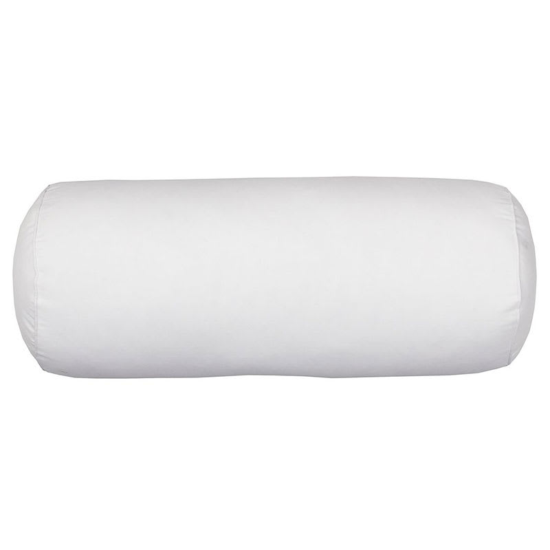 Down Alternative Bolster Pillow Insert - White, Size Bolster, 8 in. x 20 in., Cotton | The Company Store