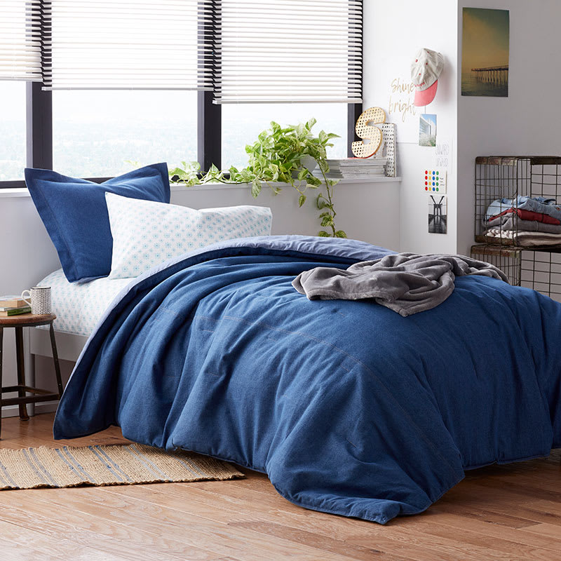 Denim duvet cover top