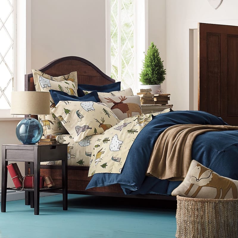 Denim Cotton Reversible Duvet Cover The Company Store