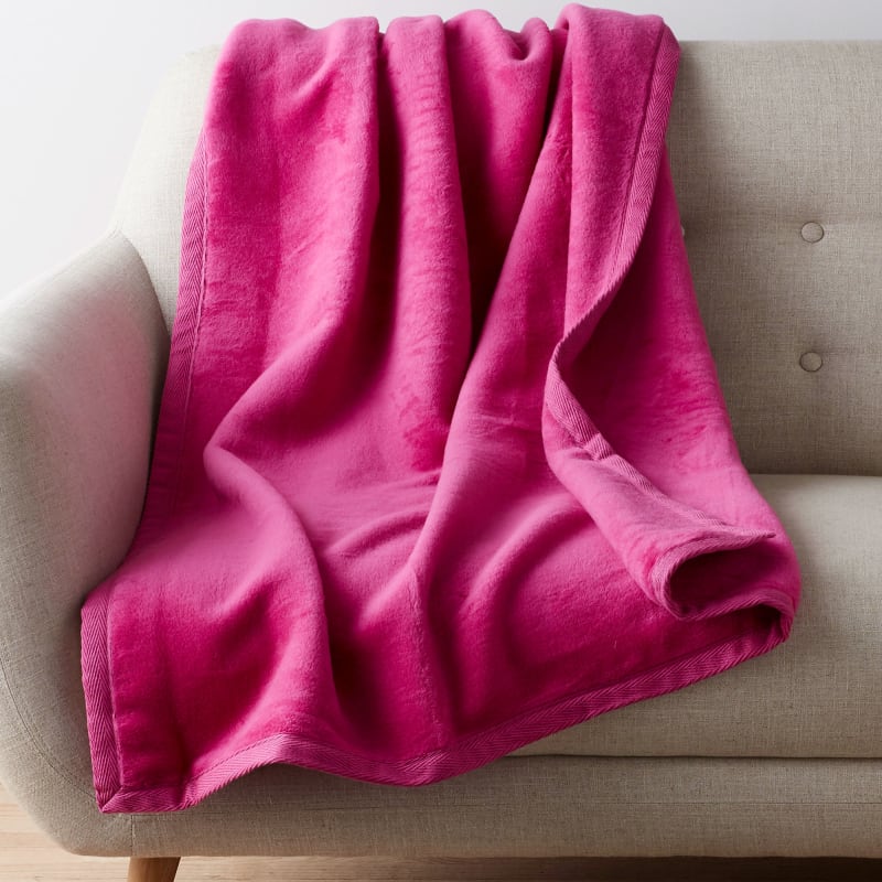 Cotton fleece throw blanket hotsell