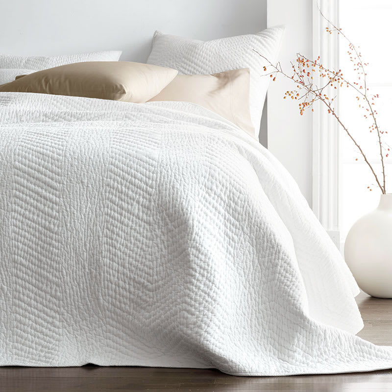 Airy Cotton Voile Solid Quilt & Shams