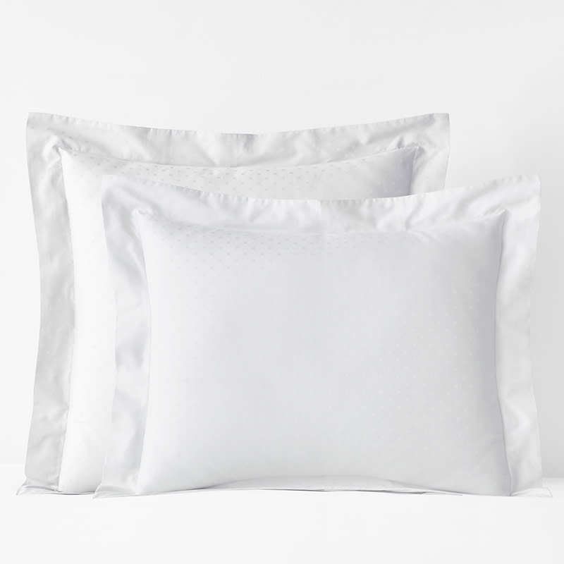 The Company Store Legends Luxury Solid White 500-Thread Count Cotton Sateen Twin Fitted Sheet