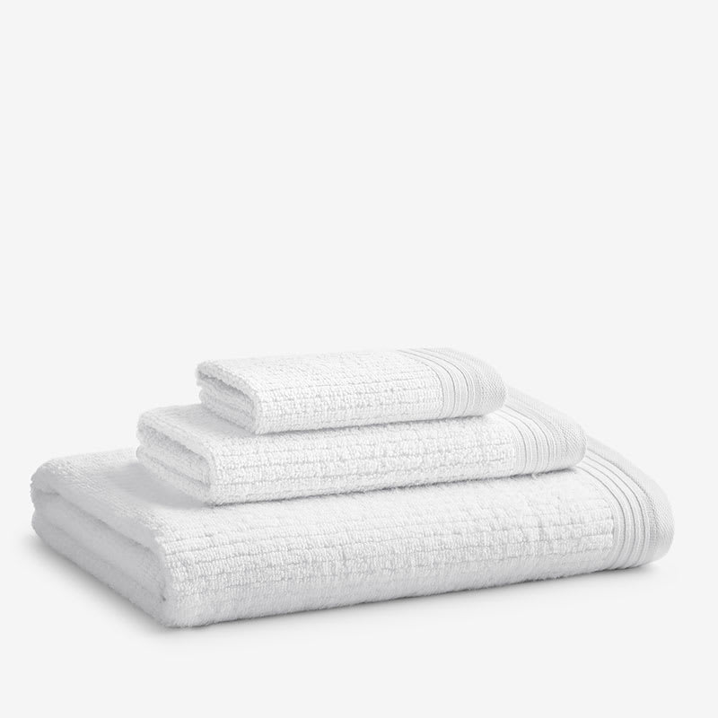 Quick-Dry White Organic Cotton Hand Towel + Reviews