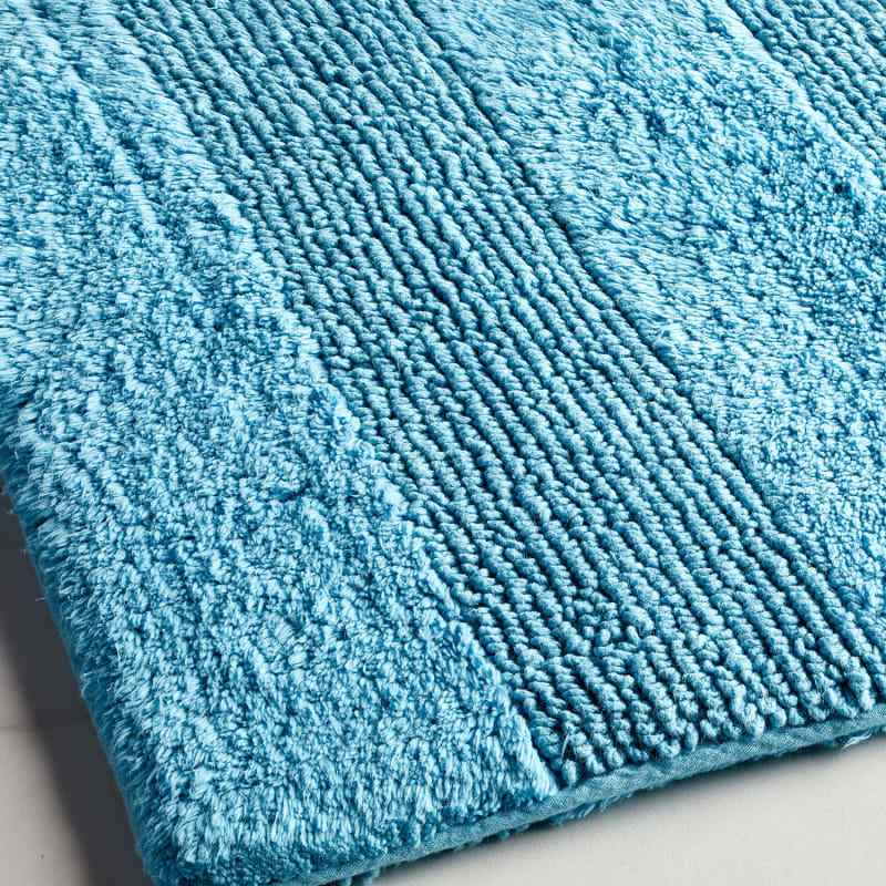 Reversible Cotton Bath Rug, Absorbent Mat