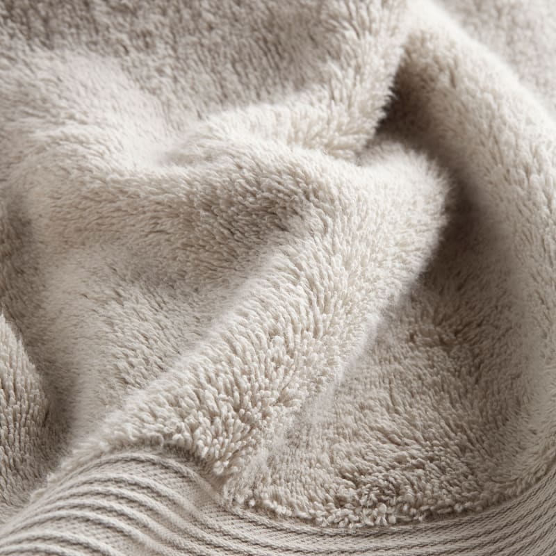 The White Company Luxury Egyptian Cotton Towel, Pearl Gray, Size: Face Cloth