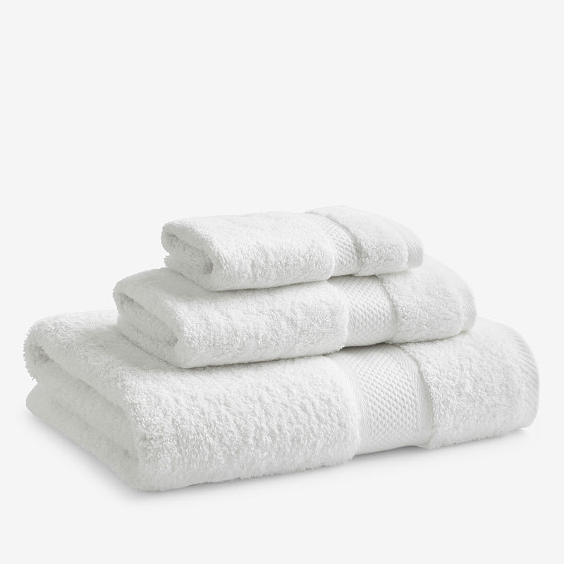 Sterling Supima Cotton Bath Towel - White, Size Hand Towel | The Company Store