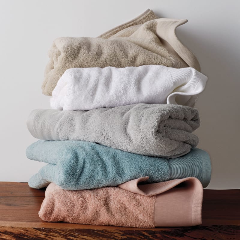 Organic Ribbed Bath Towels