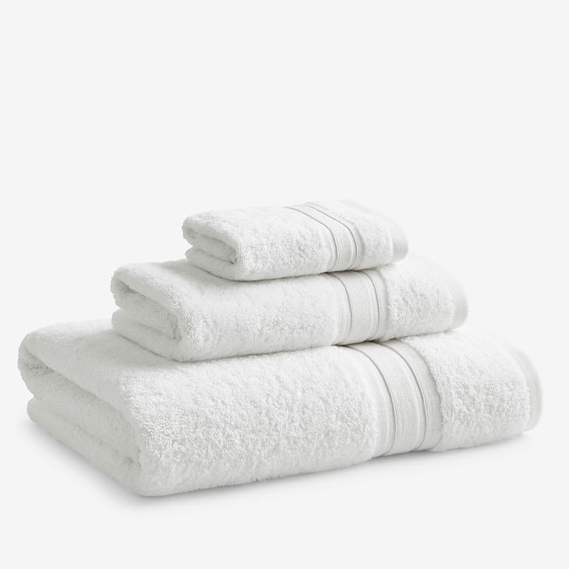 Organic Turkish Cotton Grey Bath Towels