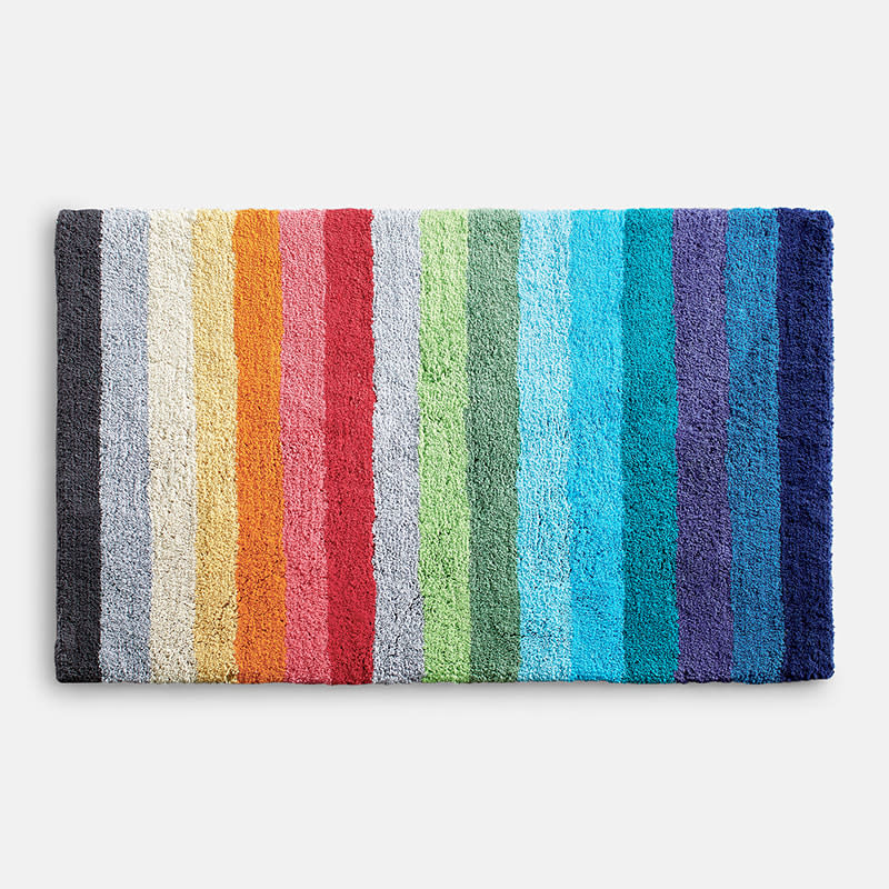 Bright coloured on sale bath mats