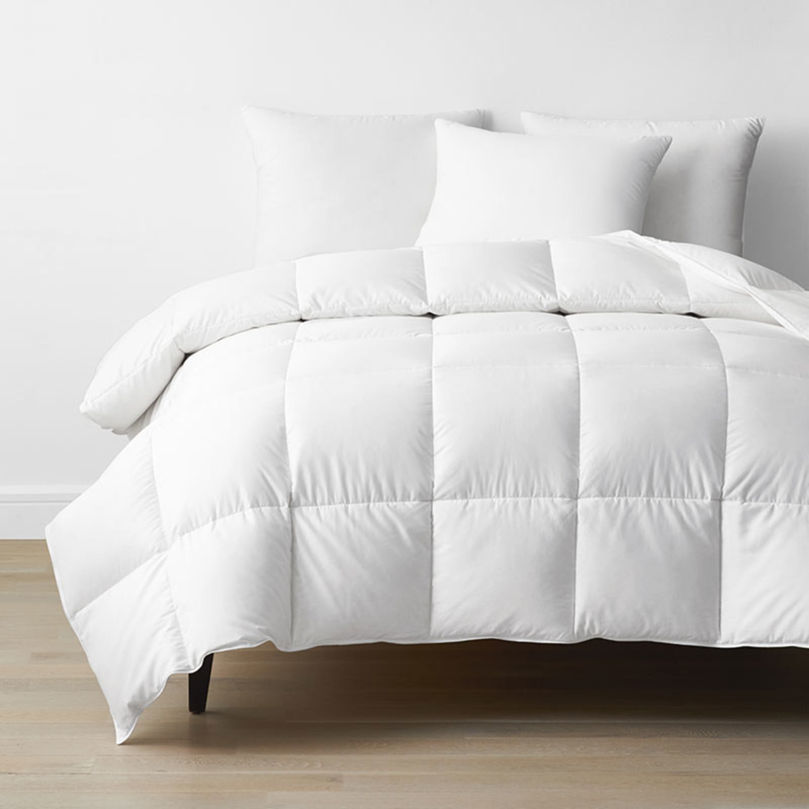 grey down comforter king size