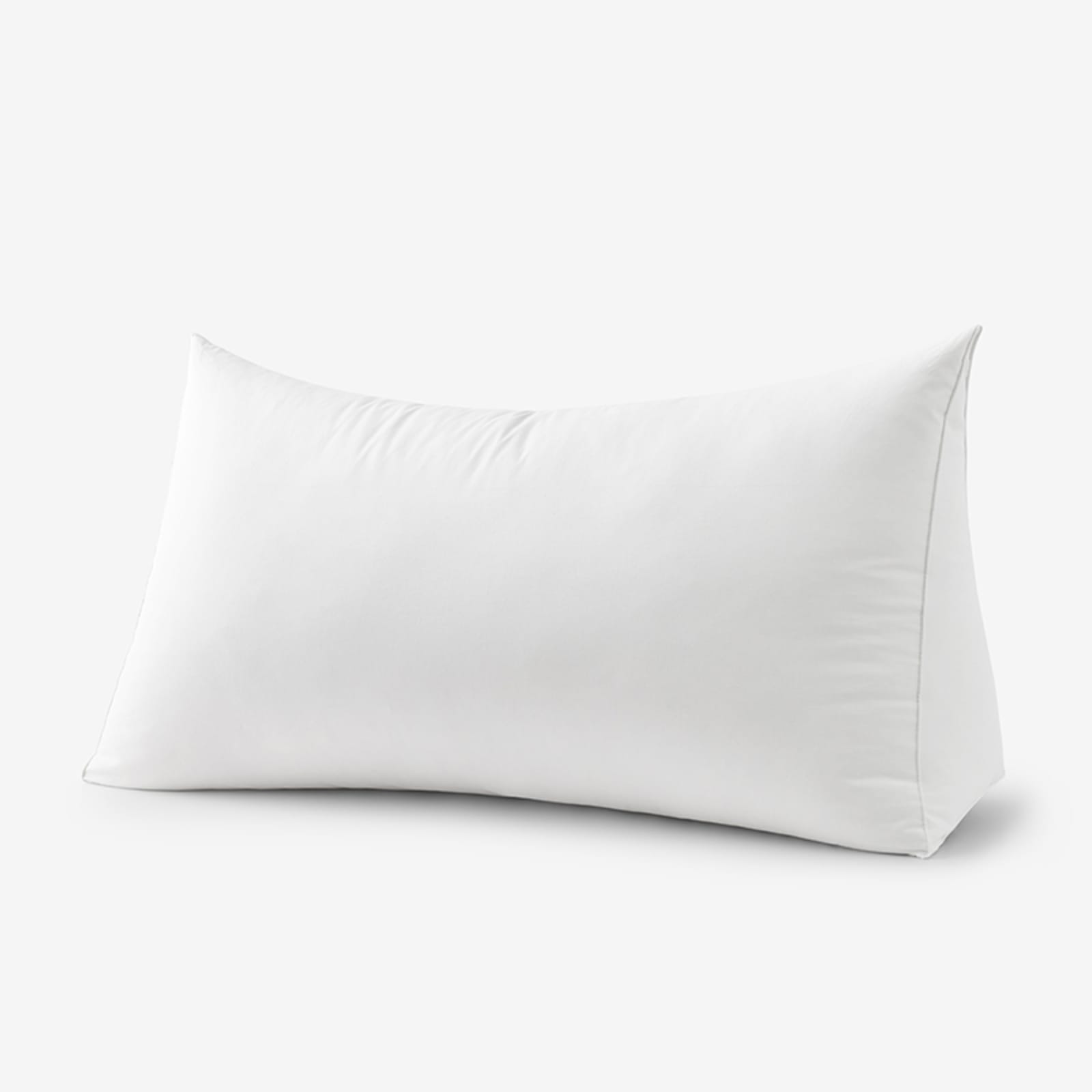 Feather and Down Neckroll Pillow Insert - White, Size 6 in. x 15 in., Cotton | The Company Store