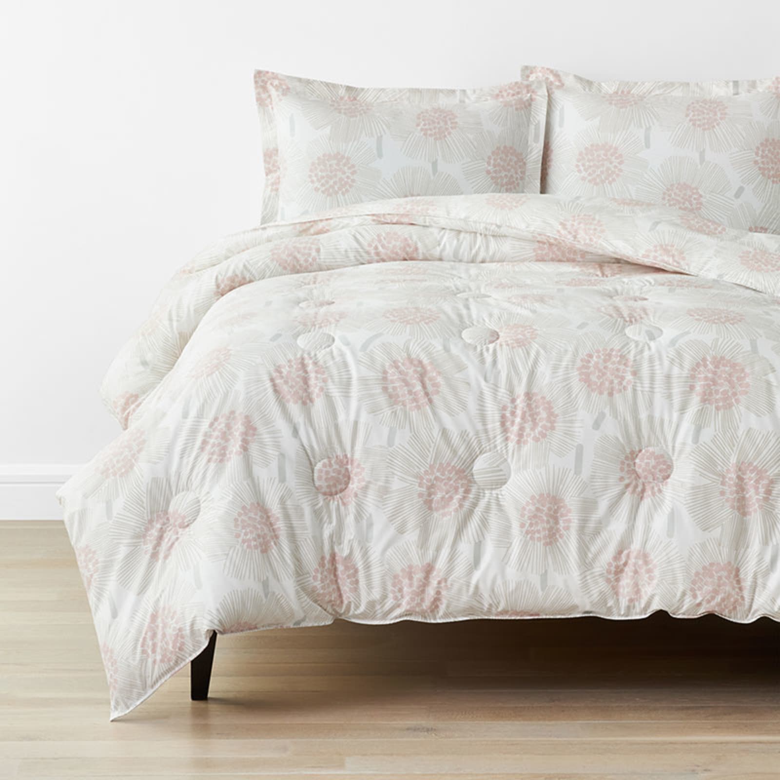 Blossom Floral Bedding Set / Cream Pink