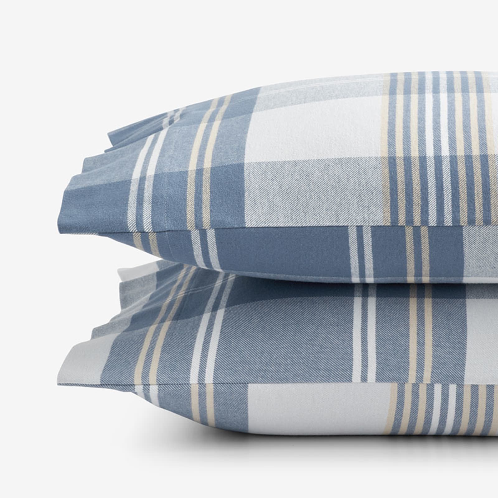 White flannel pillowcases 2025