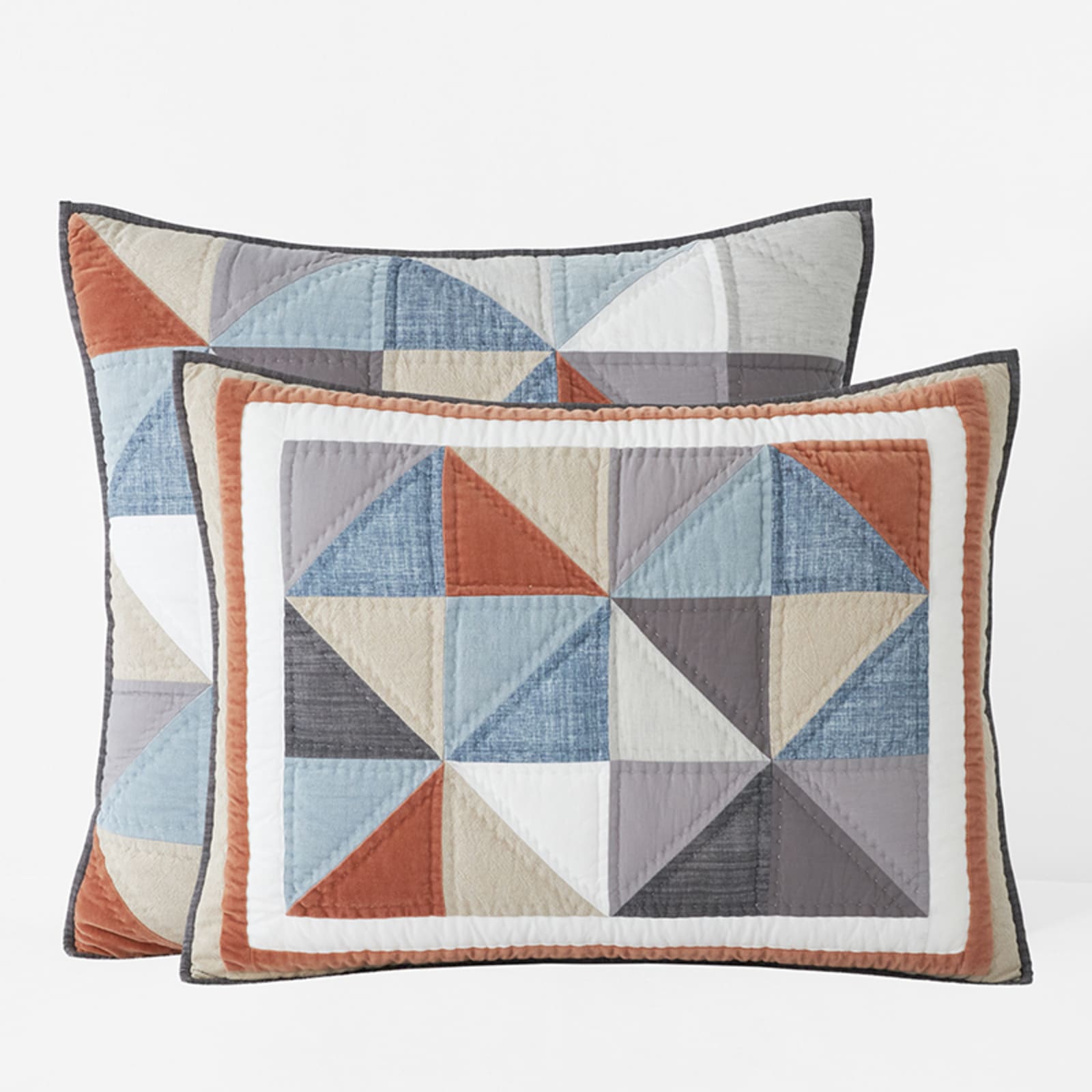 Patchwork pillow shams cheap