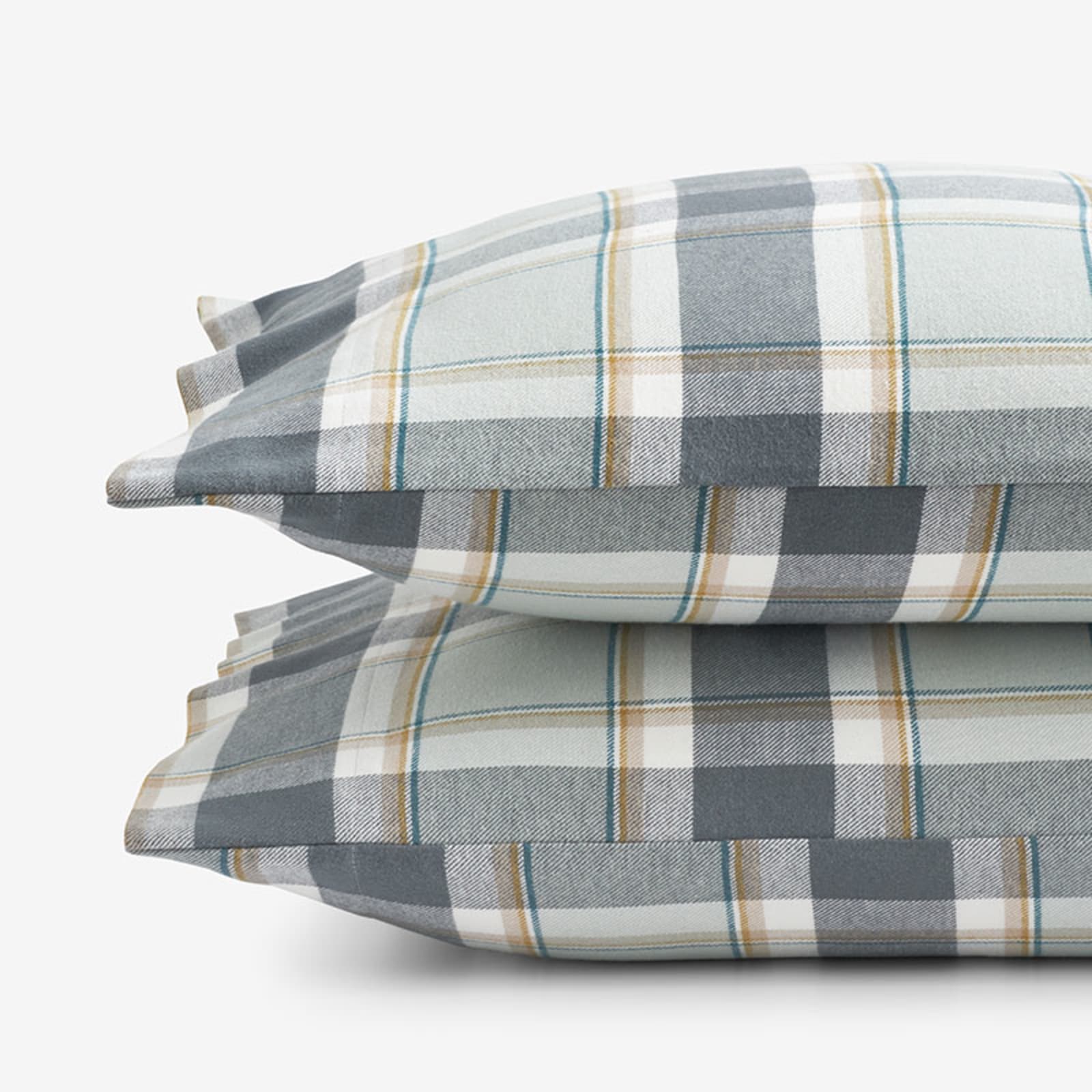 Plaid flannel pillowcases cheap