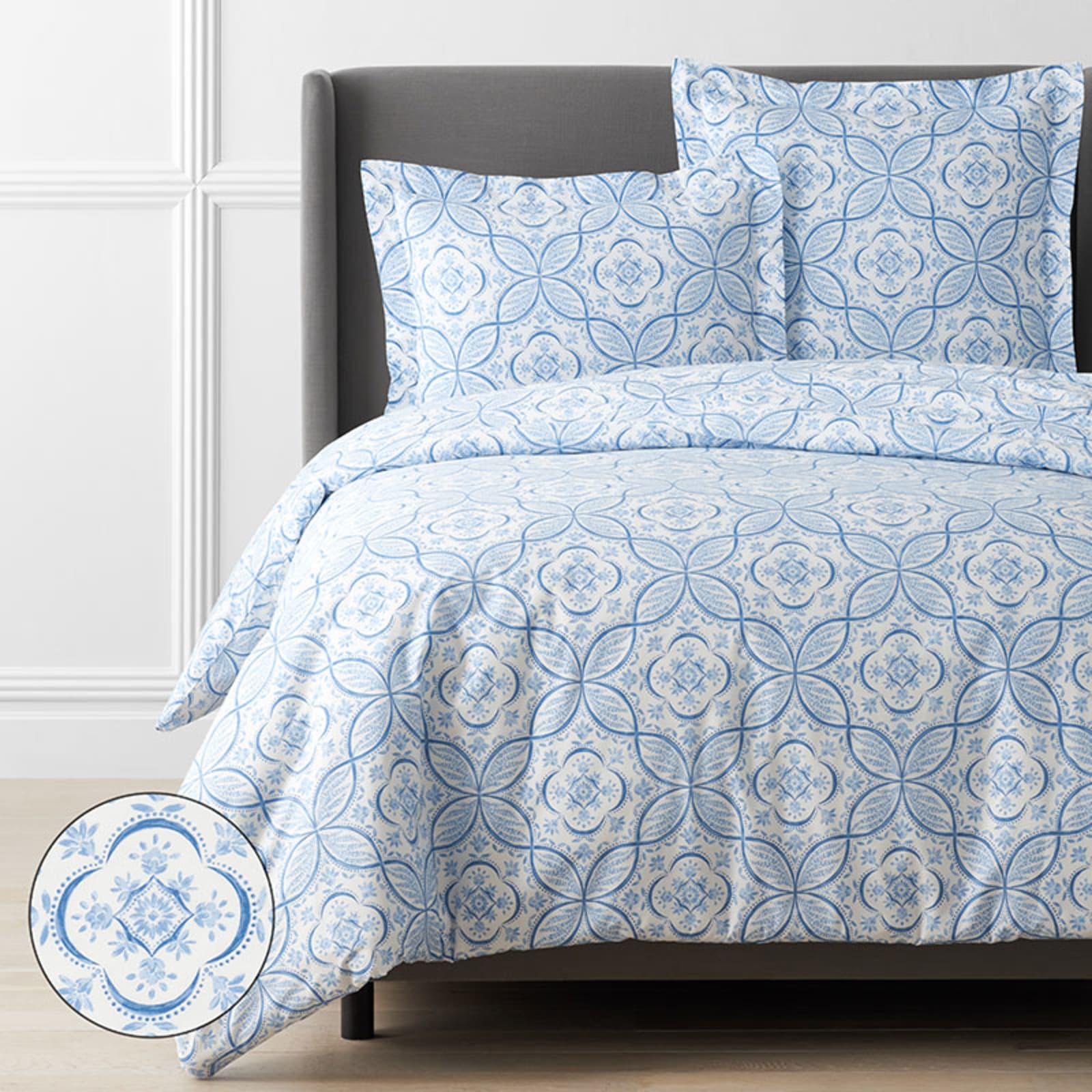 Fern Percale Duvet Cover