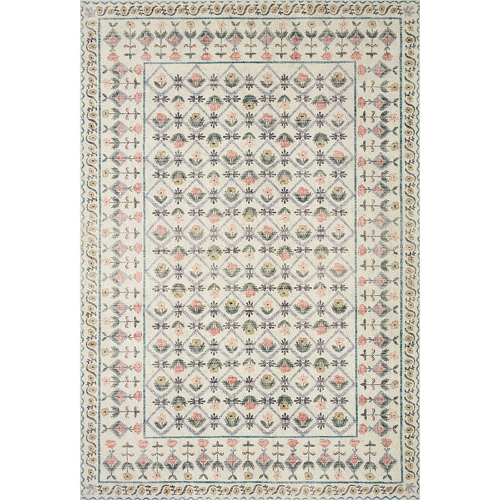 Rifle Paper Co. x Loloi Eden Vintage Area Rug | The Company Store