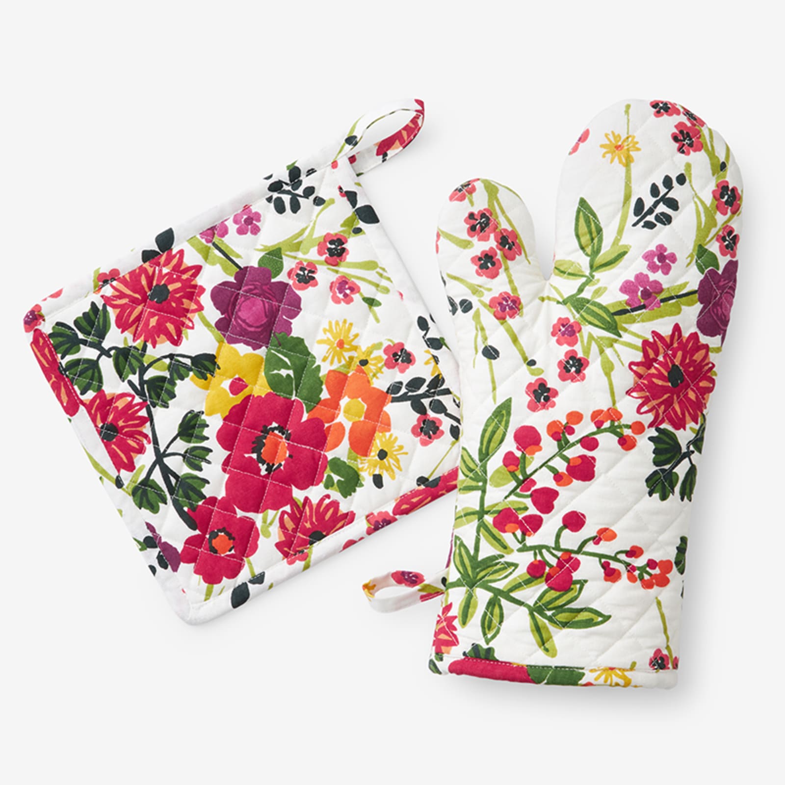 Company Cotton™ Novelty Quilted Potholder & Oven Mitt Set