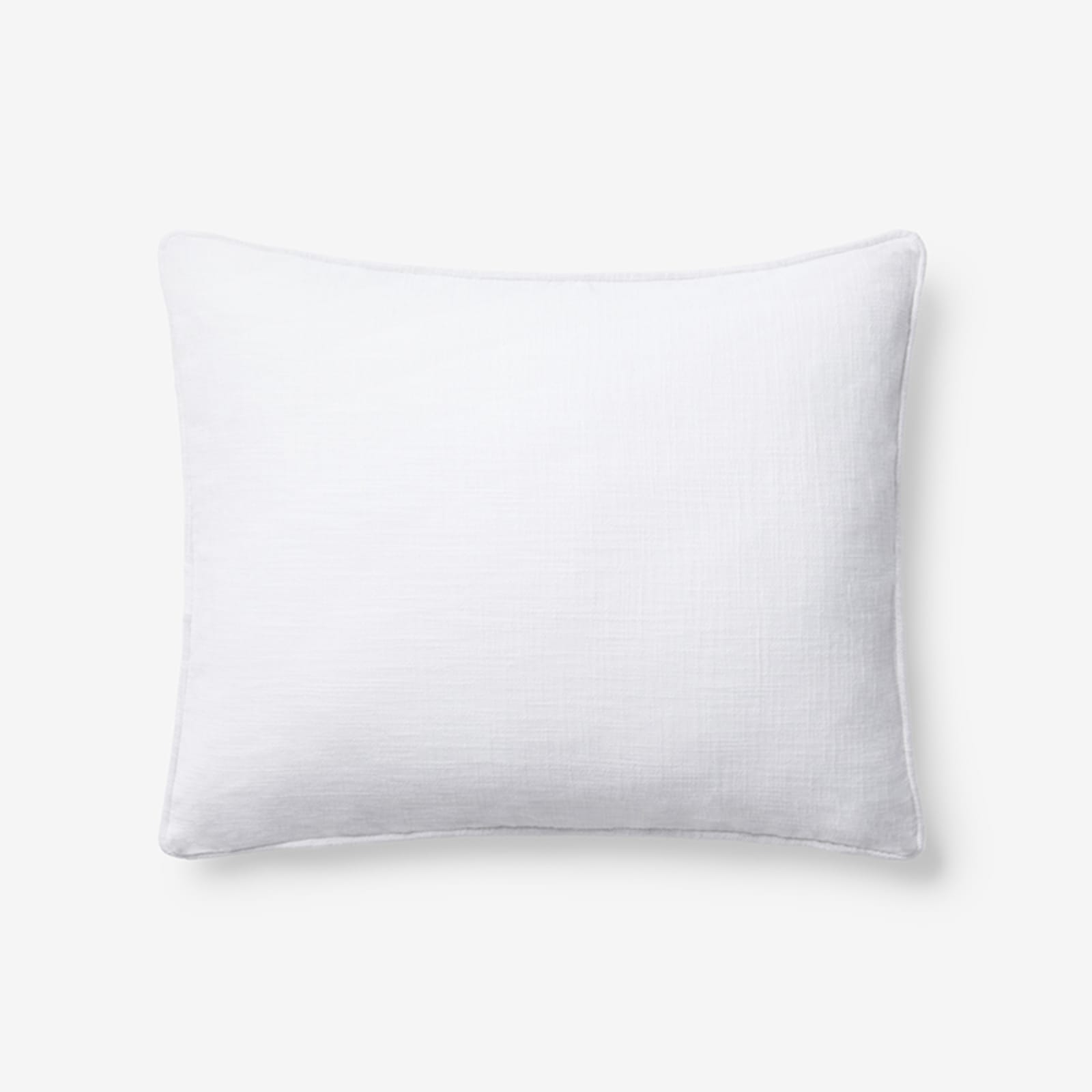 Knee and Leg Posture Pillow Cover - White, Cotton | The Company Store