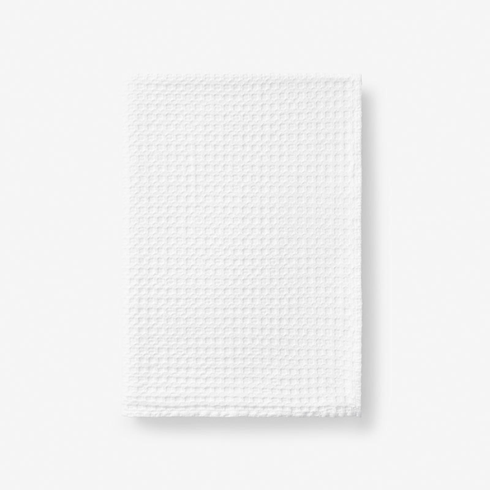 Waffle Cotton Bath Towel - White | The Company Store