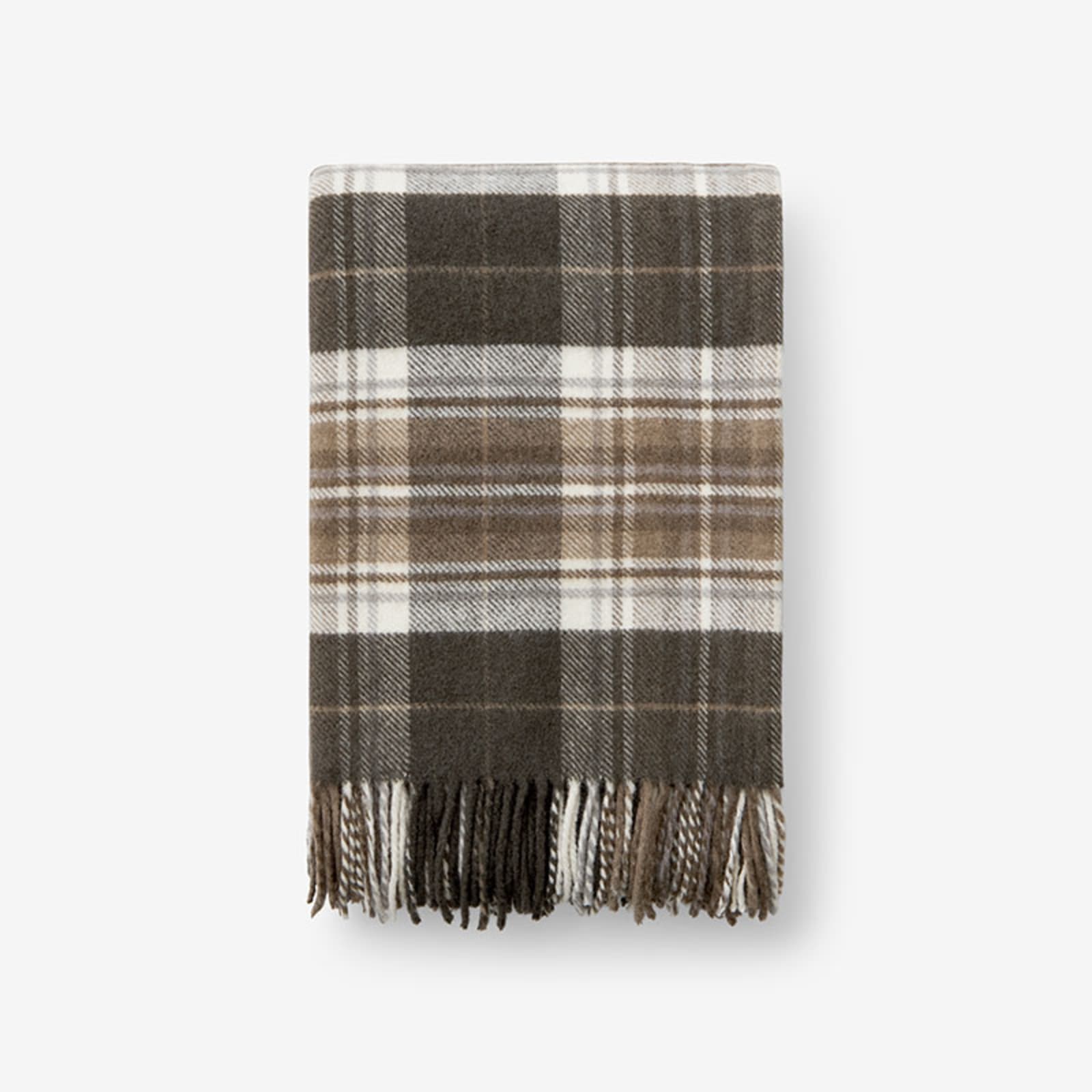 Two-Tone Lambswool Throw