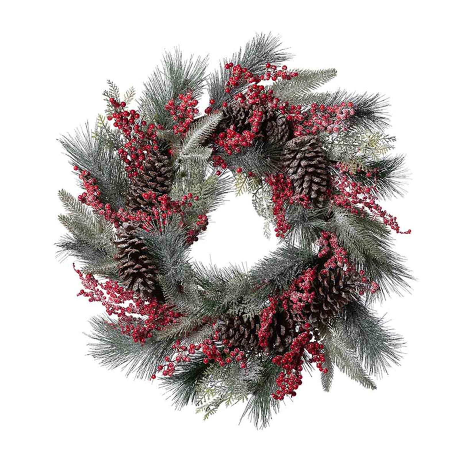 Pack of 10 Natural Frosted Pine Cones