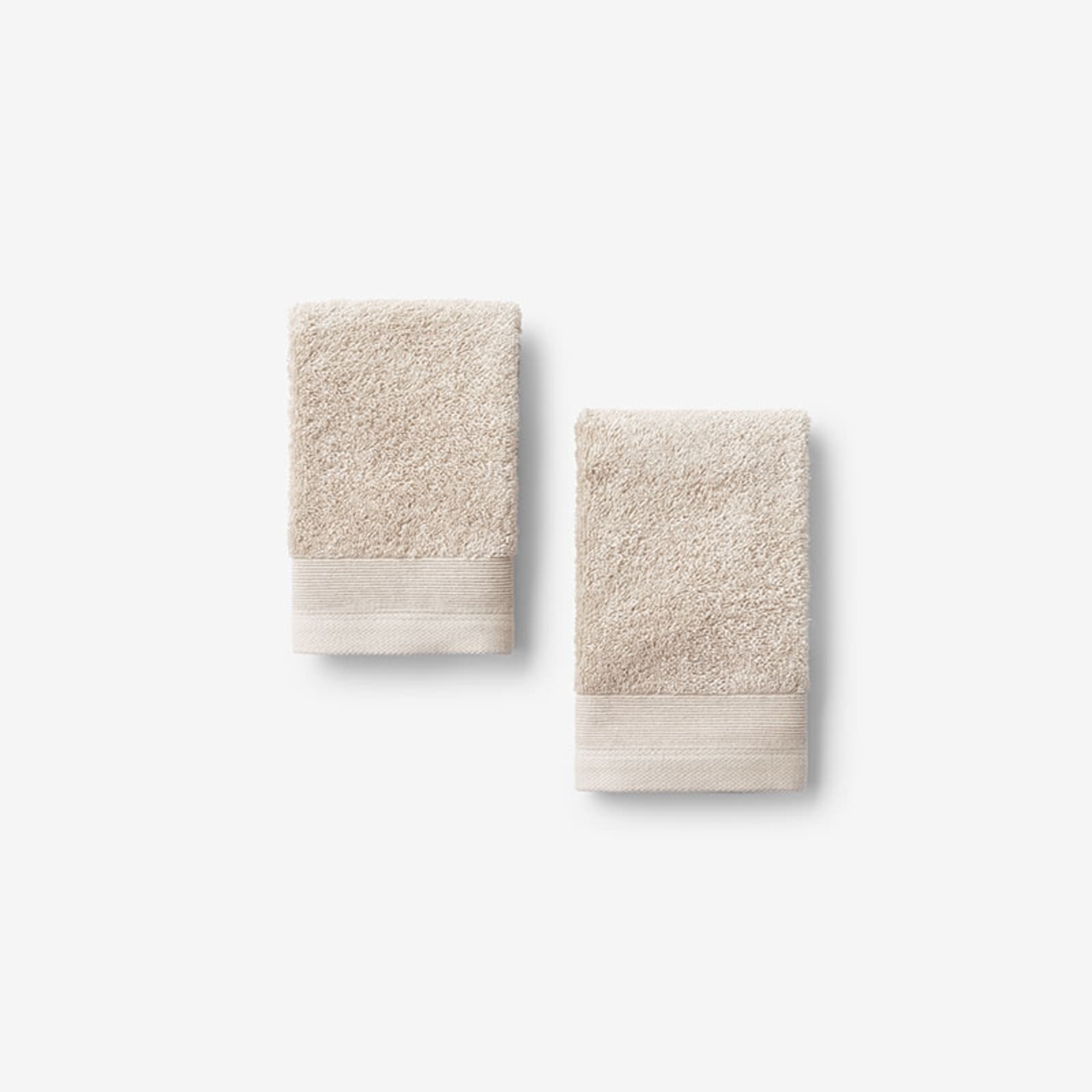 Organic Cotton Bath Towel - White, Size Washcloth (Set of 2) | The Company Store