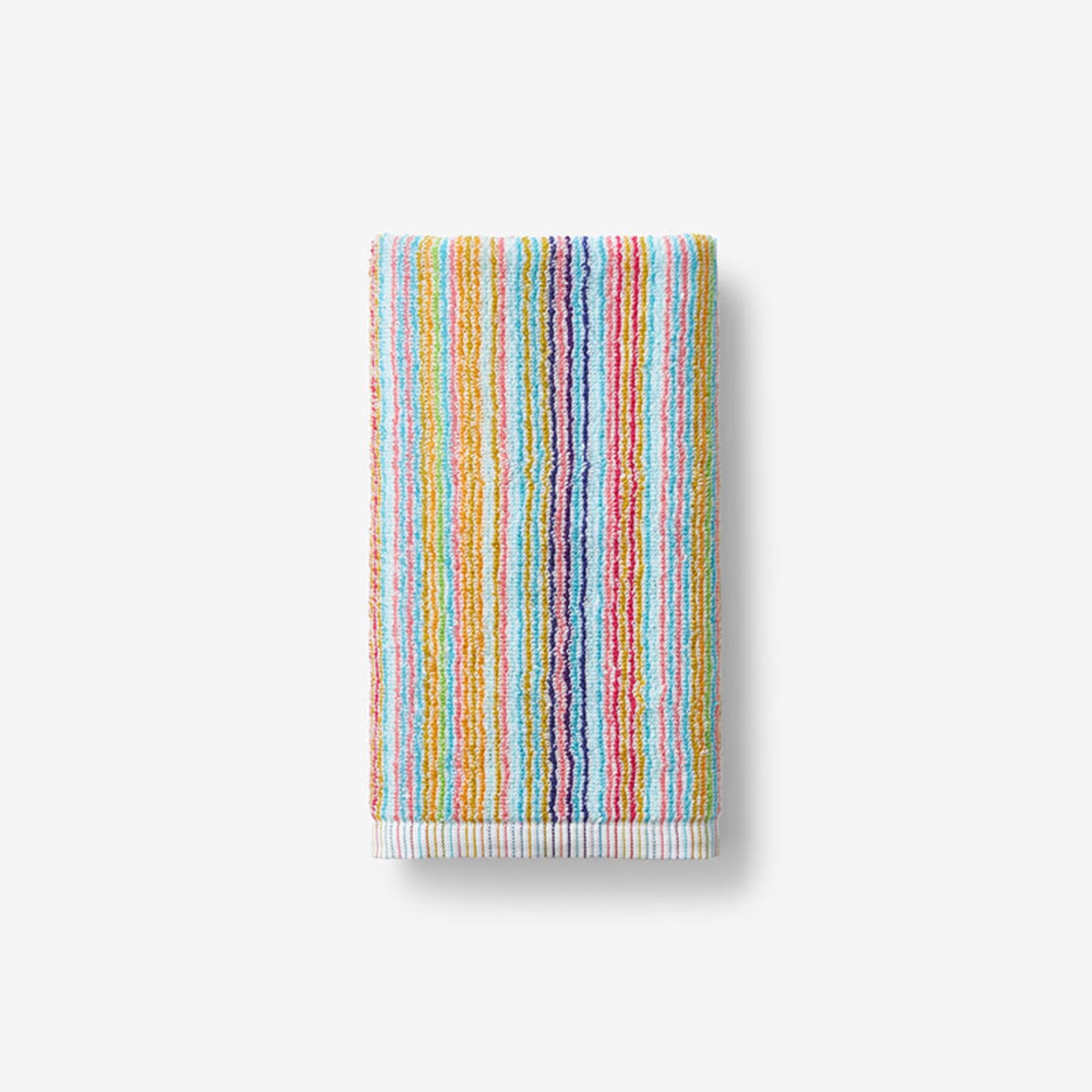 Our All-Cotton Striped Trim Bath Towel