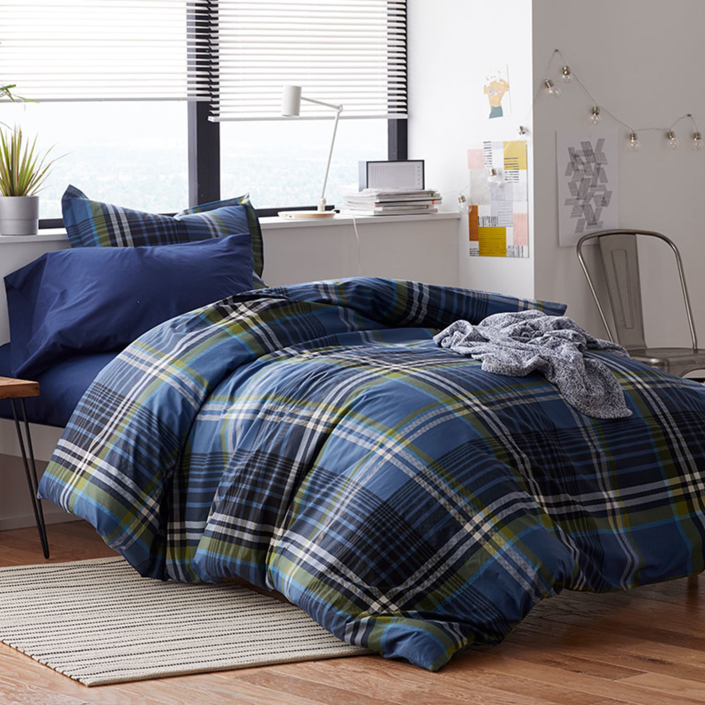 Paxton Classic Plaid Cotton Duvet Cover