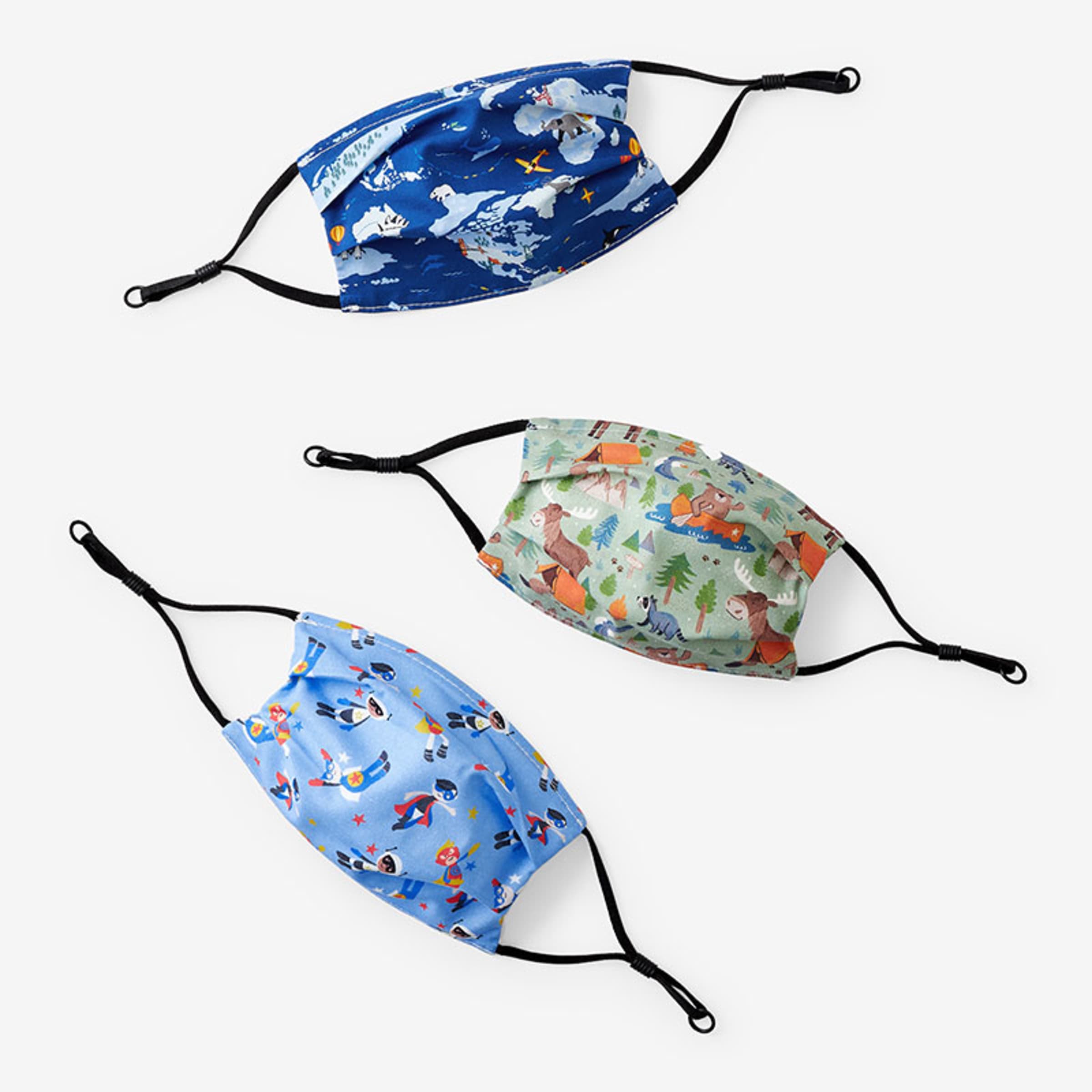 Kids Triple Layer Cotton Face Masks The Company Store