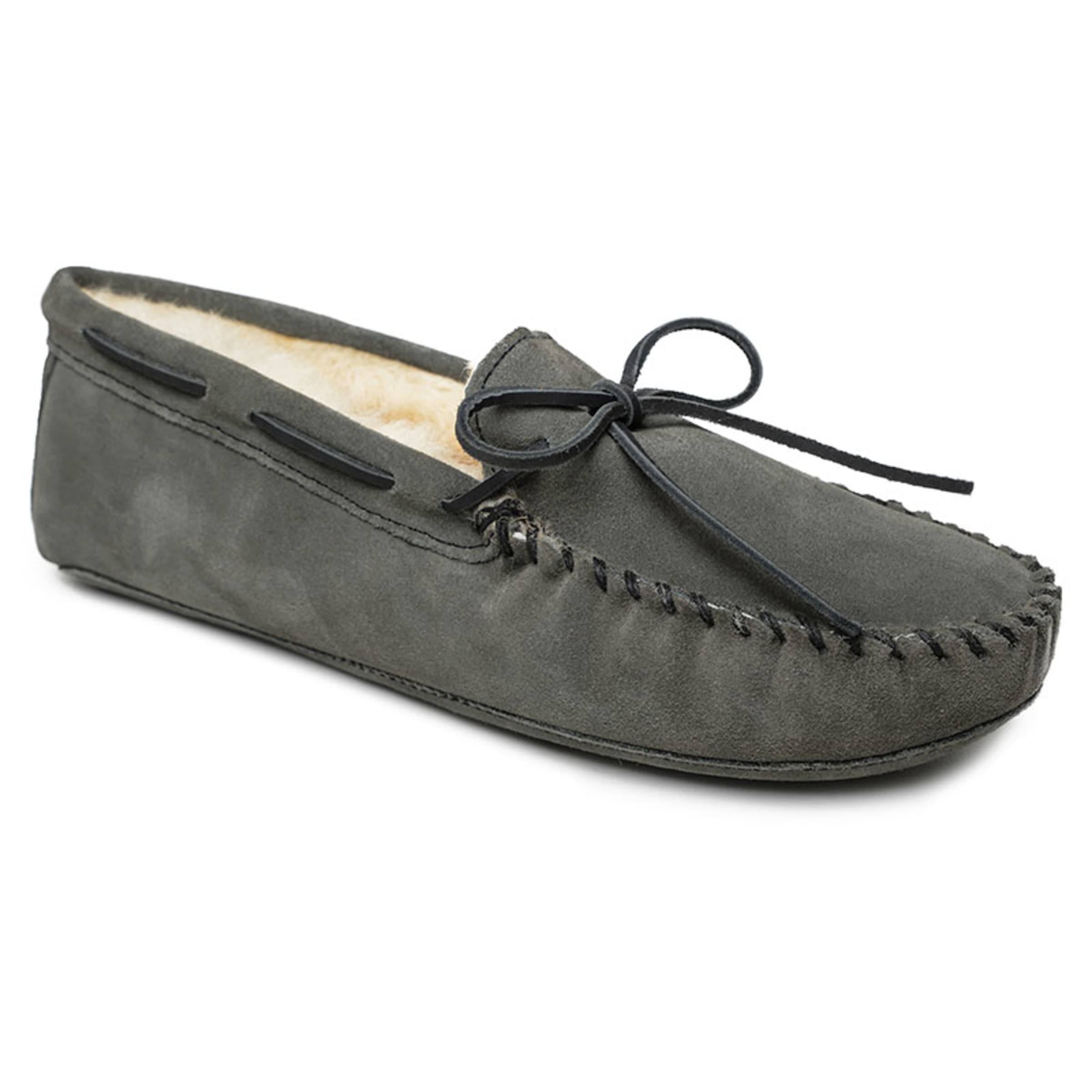 mens moccasin slippers soft sole