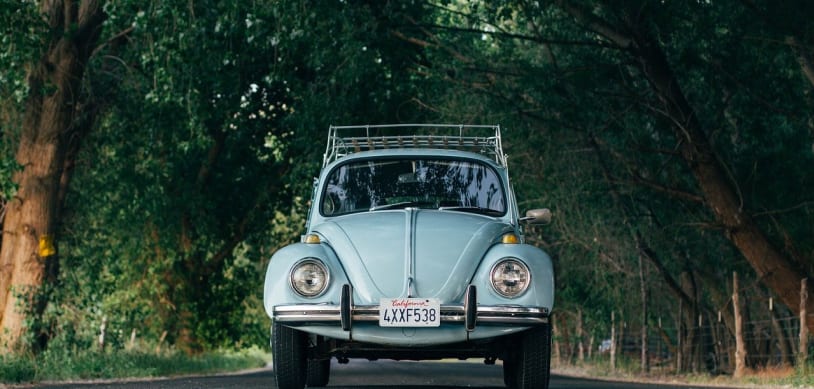 seguro para carros antigos fusca azul