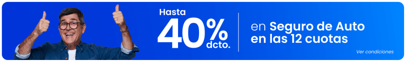 Compara Marzo 2026 - Hasta 40% Descuento anual en Seguro Automotriz contratando con ciertas compañías