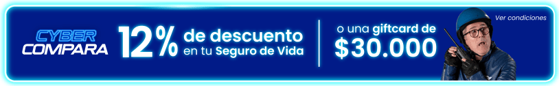 Cyber Compara Junio 2026 - Gift Card $30.0000 o 12% descuento contratando con ciertas compañías
