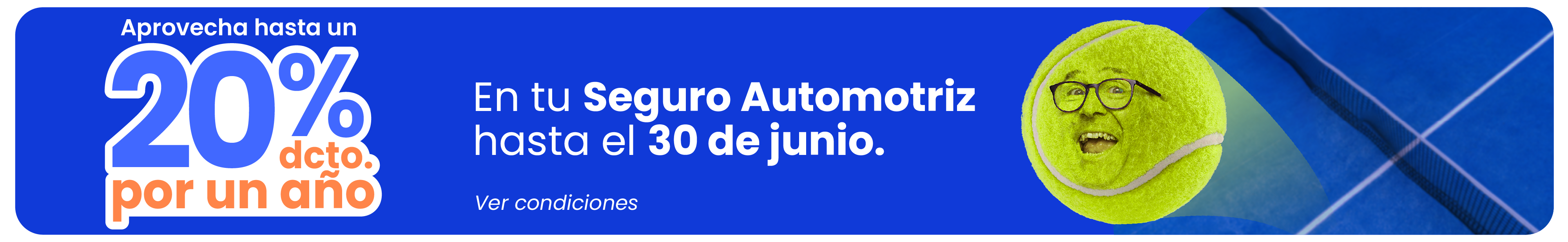 Compara Junio 2025 - Hasta 20% Descuento anual en Seguro Automotriz contratando con ciertas compañías