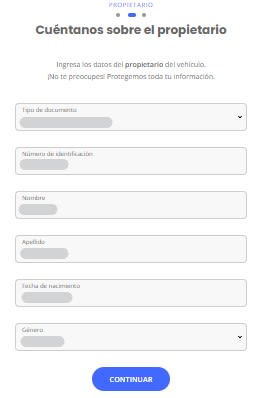 Simular un seguro de carro