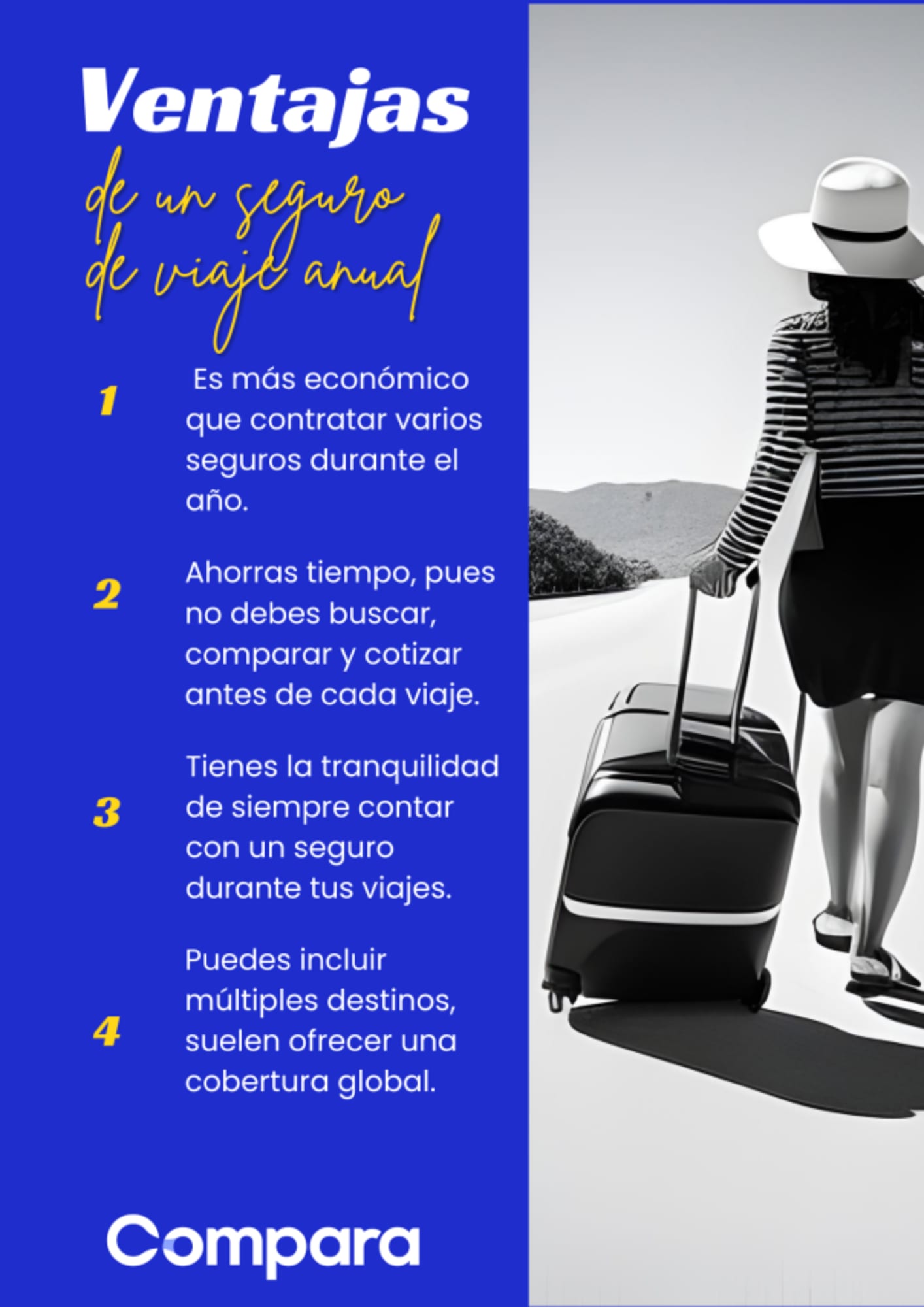 Ventajas de un seguro de viaje anual