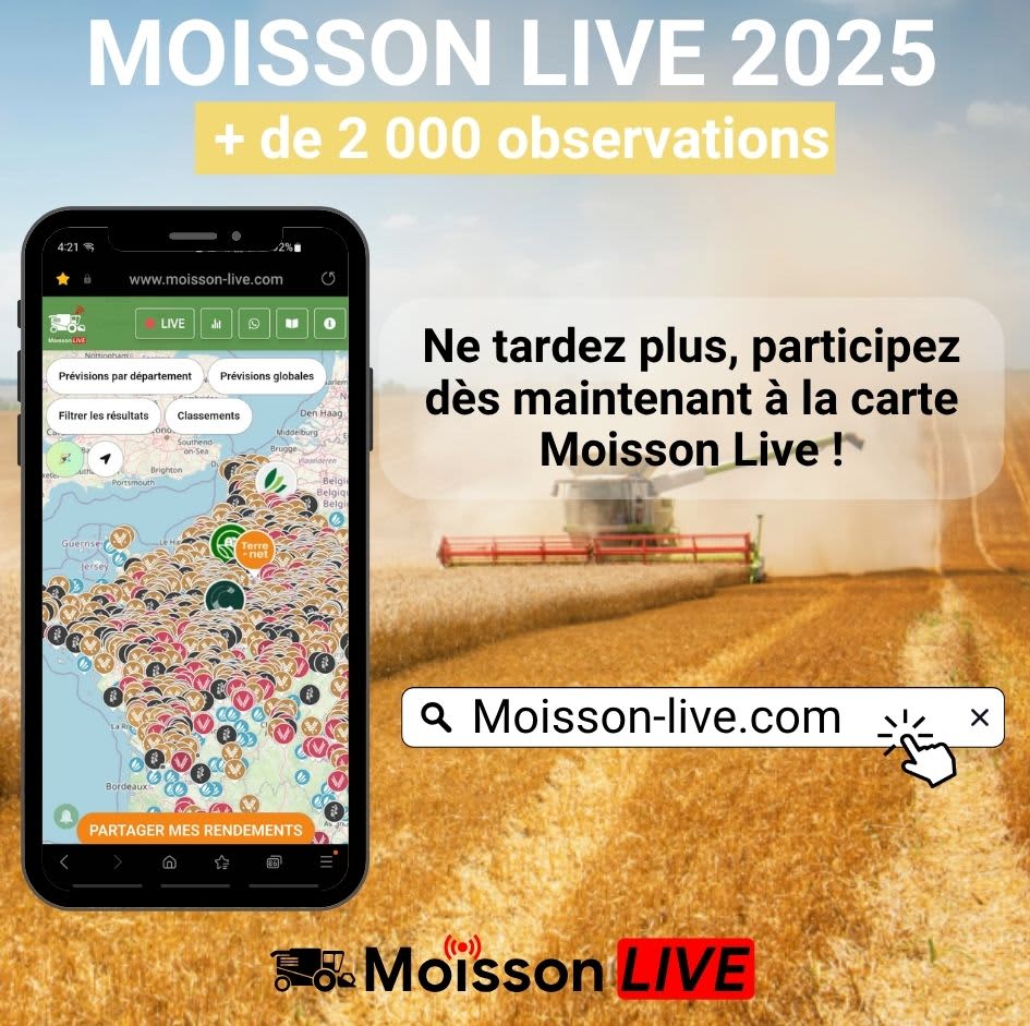 Moisson-Live - Partagez vos rendements
