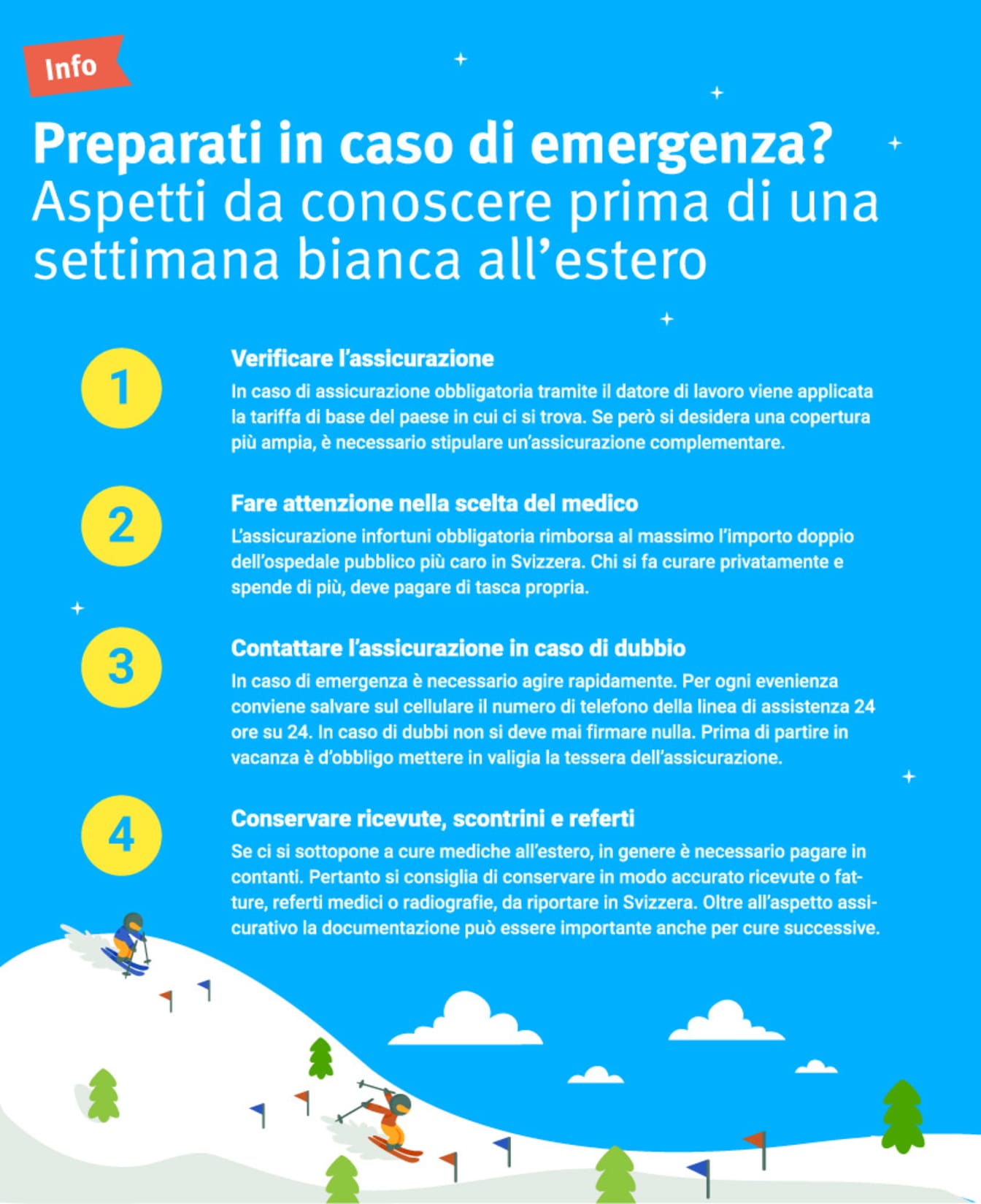 Consigli per gli infortuni sugli sci