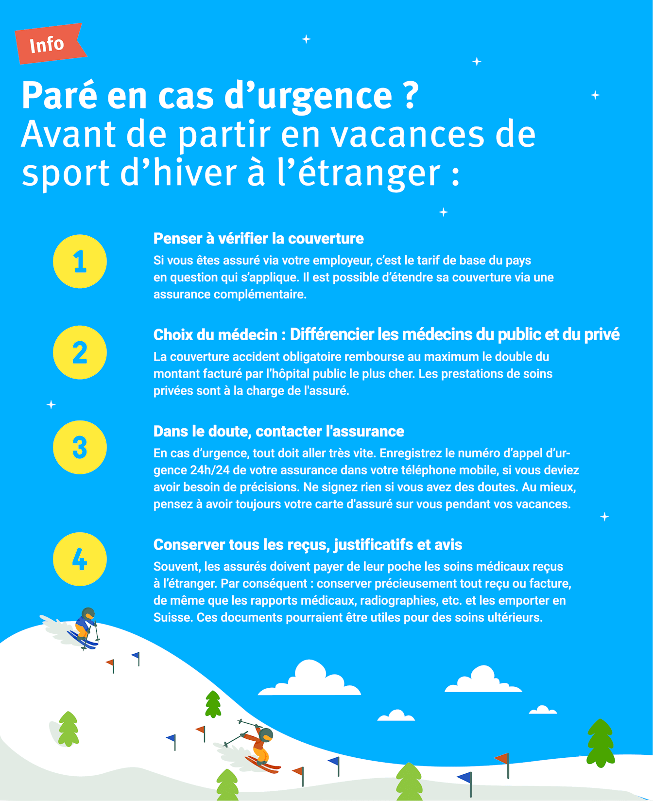 conseils accident de ski