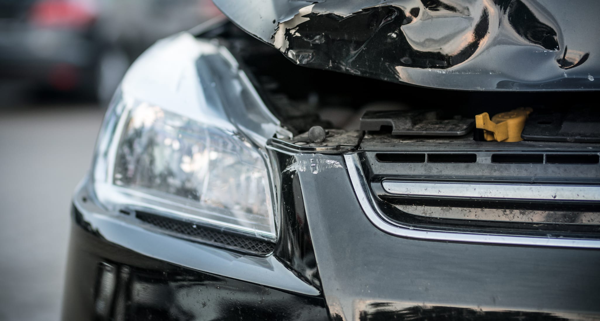 Une voiture a subi un dommage total.