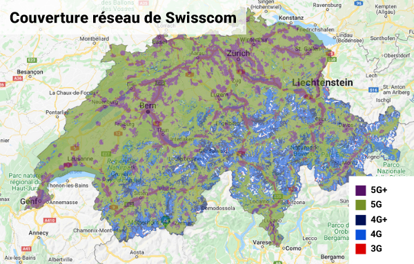 Couverture réseau Suisse | Comparis