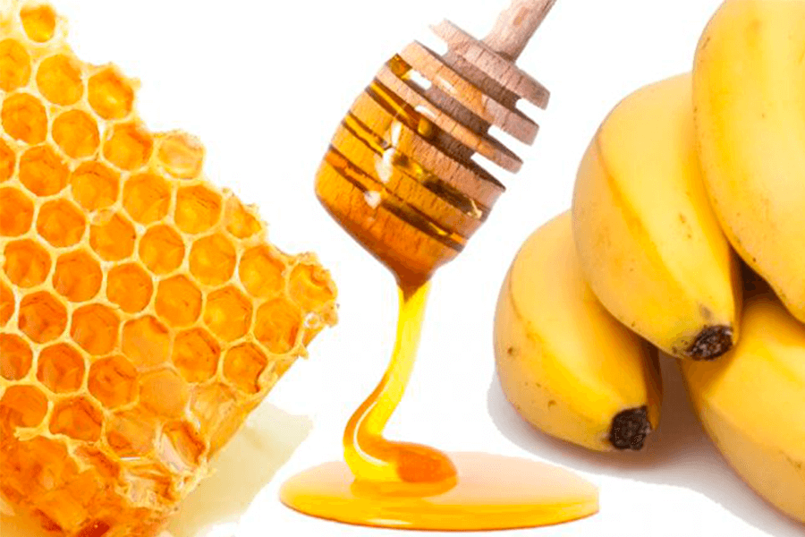 14 Receitas de Hidratação com Banana Sensacionais Hidratação com banana e mel