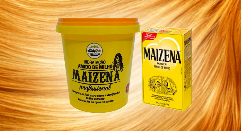 HIdratação com Babosa e Maizena