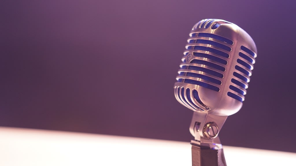A microphone.