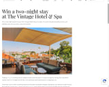 Preview 2-Nights At The Vintage Hotel & Spa, Lisbon